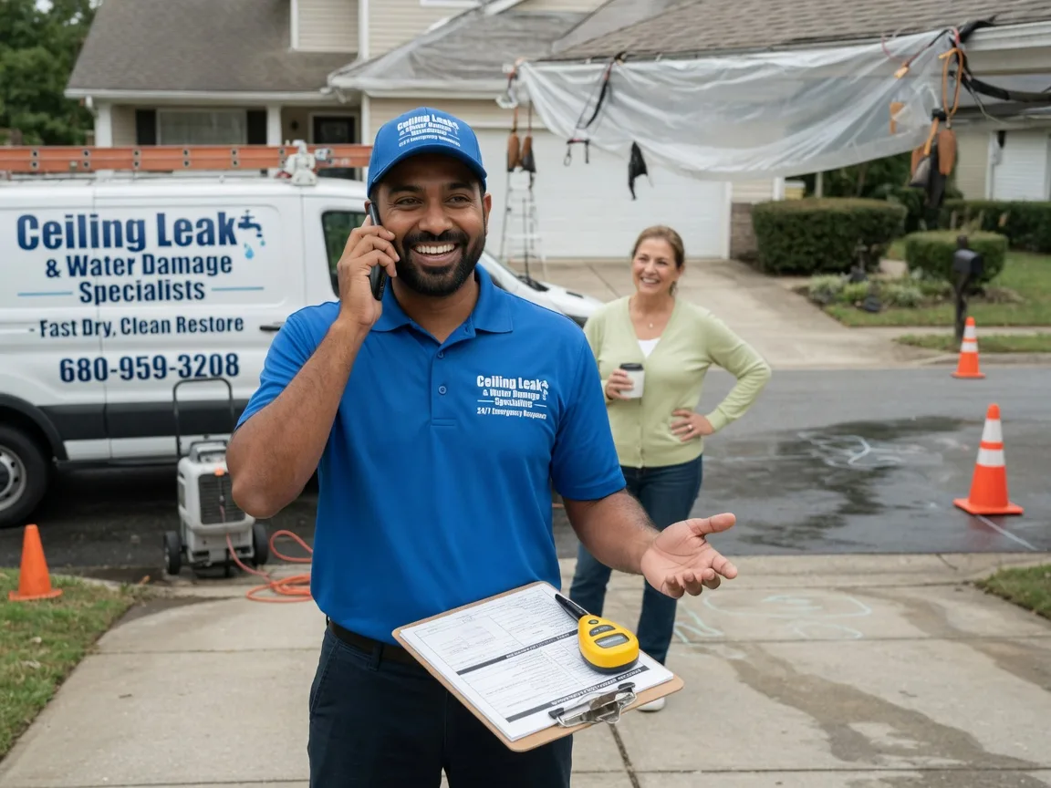 Ceiling Leak Cleanup Chagrin Falls, OH FAQs